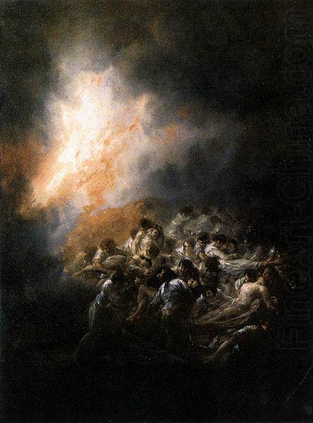 Francisco de Goya Fire at Night china oil painting image